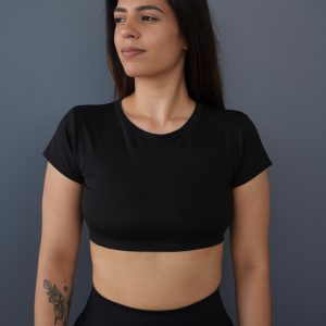 Open Back Crop Top