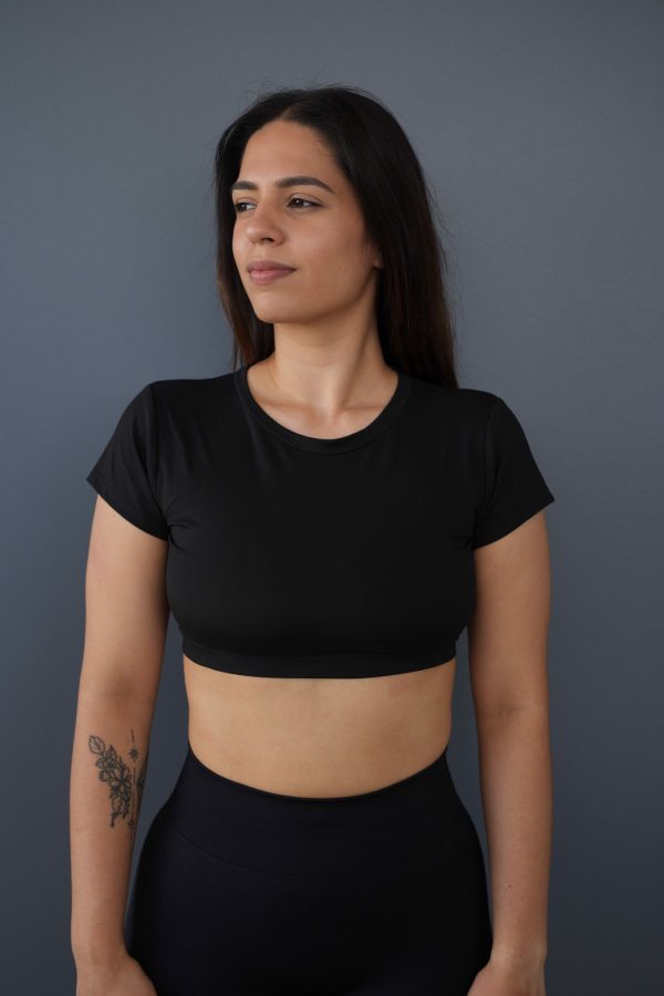 Open Back Crop Top